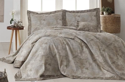 Покрывало с наволочками First Choice Tango - Imera Ekru 240*260