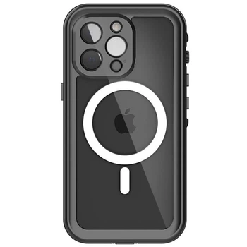 Водонепроницаемый чехол Shellbox with Magnetic Safe для Apple iPhone 16 Pro Max (6.9") Черный Без бренда