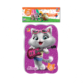 Пазлы магнитные А5 44 Cats. Миледи VT3205-81 (укр)