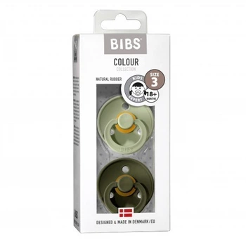 Пустушка BIBS Sage+Hunter Green 18-36 міс. 2 шт.