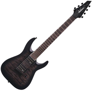 Электрогитара Jackson JS22Q-7 DKA Dinky ARCH Top HT Transparent Black Burst (231252)