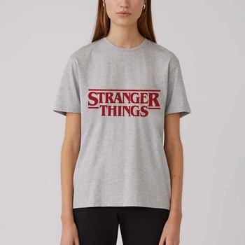 Футболка Fanbolka Очень Странные Дела Stranger Things Classic XS Светло-серая меланжевая (33WUNASXS)