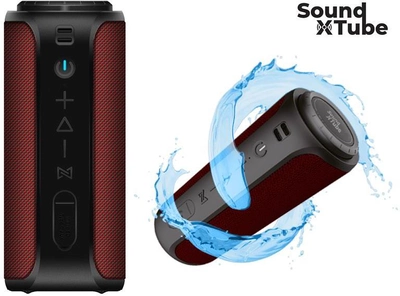 Акустическая система 2E SoundXTube TWS, MP3, Wireless, Waterproof Red (2E-BSSXTWRD)