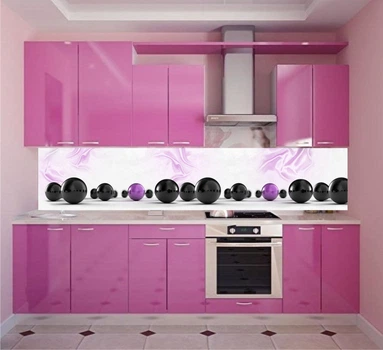 Кухонный фартук Скинали Шары 60х250 см (135)