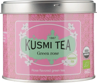 Чай зеленый Kusmi Tea Green Rose органический 100 г (3585810080505)