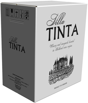 Вино Villa Tinta Мерло красное сухое 3 л 12-13% (4820213580160а)