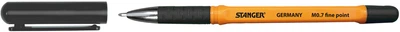 Упаковка кулькових ручок Stanger Fine point 0.7 мм Синя 10 шт. (M 0.7-18000300056)