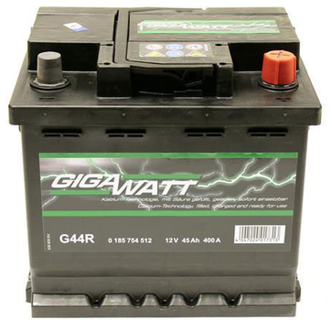 Автомобильный аккумулятор Gigawatt 45 Ah (-/+) (GW 0185754512)