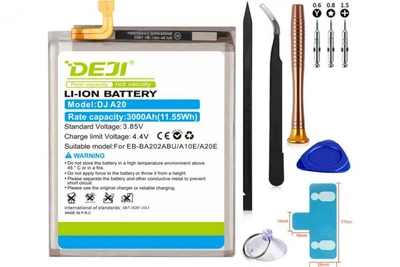 Аккумулятор Samsung EB-BA202ABU (DEJI) для Galaxy A10e A20e + набор инструментов High Copy