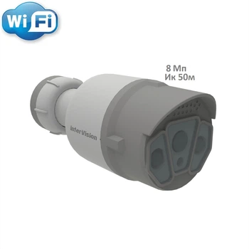IP відеокамера з Wi-Fi 8 Мр interVision JetFi-88W вулична