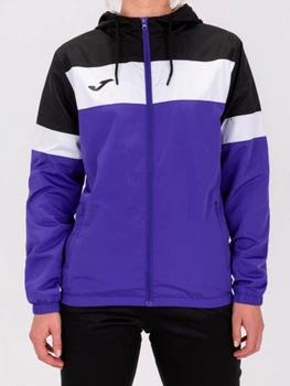 Спортивная ветровка с капюшоном женская Joma Crew Iv 901046.551 M Фиолетовая с черным (8424309079581)