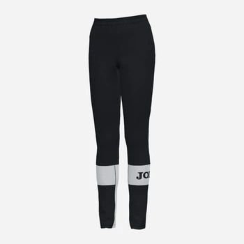 Спортивные штаны женские Joma Crew Iv 901048.102 XS Черные с белым (8424309067885)