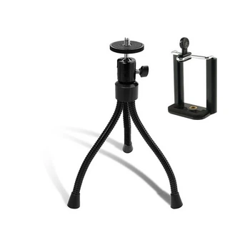 Гибкий настольный штатив (металл), трипод + держатель для телефона Alitek Flexible (620880)