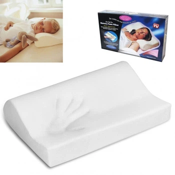 Подушка ортопедическая Memory Foam Pillow Белая