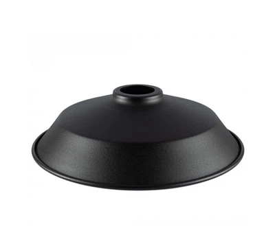 Стальной абажур Dish Black