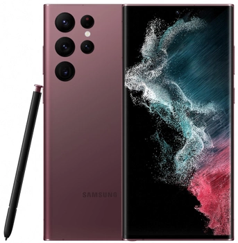 Мобильный телефон Samsung Galaxy S22 Ultra 8/128GB Burgundy (SM-S908BDRDSEK)