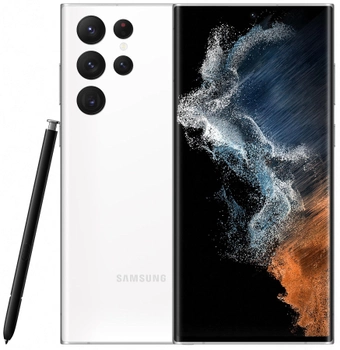 Мобільний телефон Samsung Galaxy S22 Ultra 8/128 GB Phantom White (SM-S908BZWDSEK)