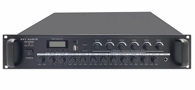 Трансляційний підсилювач потужності Sky Sound SA-200W шість зон
