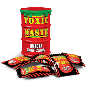 Кислі цукерки Candy Dynamics Toxic Waste Red червоний