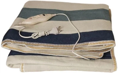 Простынь с подогревом Electric Blanket разноцветные полоски 150х120 см (YU8SH3962)