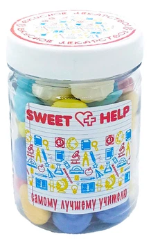 Желейные конфеты Sweet help (вкусная помощь) "Самому лучшему учителю" 250мл