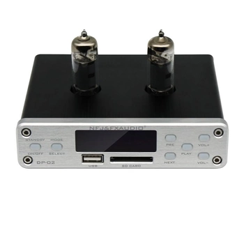 Плеер и ламповый предусилитель с Bluetooth FX-AUDIO DP-02 Silver