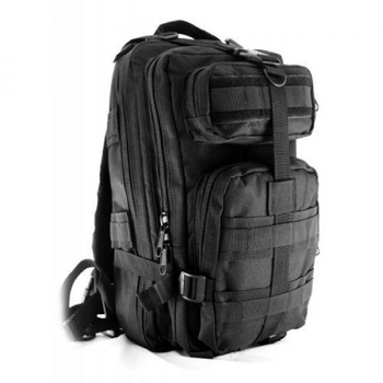 Тактичний військовий штурмовий похідний рюкзак Molle Assault 20L місткий та універсальний рюкзак Black