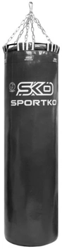 Мешок боксёрский Sportko PVC 150 см с кольцом Черный (SP-7018P05)