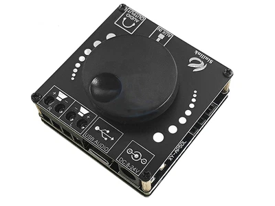 Аудио усилитель BauTech AP50L с Bluetooth 50 Вт х 2 jack 3.5 мм AUX USB-C Черный (1010-645-00)