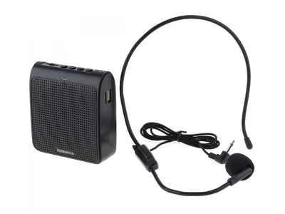 Громкоговоритель на пояс Rolton K100 USB радиогид с TF-картой и FM-радио Черный (1010-643-00)