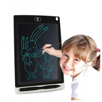 Планшет для малювання дитячий LCD, досточка - дошка для малювання, розмір 8.5", ar. 563427, білий