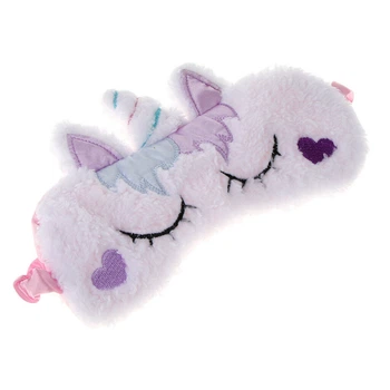 Маска для сну Silenta Plush Єдиноріг-6 White (170240)