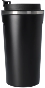 Термокружка металлическая Optima Coffee 500 мл Черная (O52076)