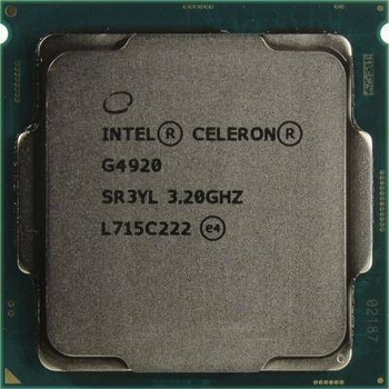 Процесор Intel Celeron G4920 3.20GHz/2Mb/8GT/s (SR3YL) s1151, tray