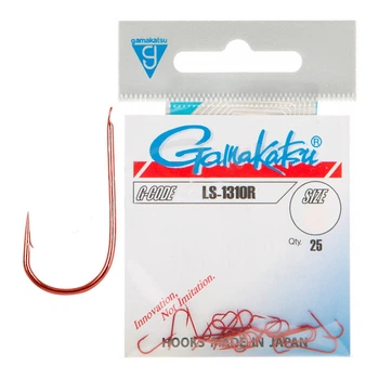Гачок Gamakatsu LS-1310R Red №15 25шт (146538 015)