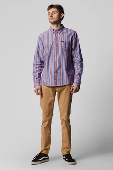 Рубашка Lee Button Down Shirt Regular Fit (L880NELA) Голубой M-00