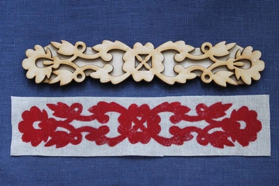 Штамп для вибійки Майстерня Оксани Білоус 19*3,5см (S-003-1740)