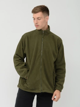 Толстовка на флисе, на молнии мужская Sol`s North 55000269 XL Хаки (3660734023729)
