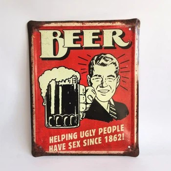 Металлическая табличка "BEER" для декора дома, декор стен, декор комнаты, декор кафе, бара