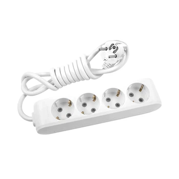 Подовжувач мережі PANASONIC WLTB04452GR-UA 5 м, 4 розетки, 16А