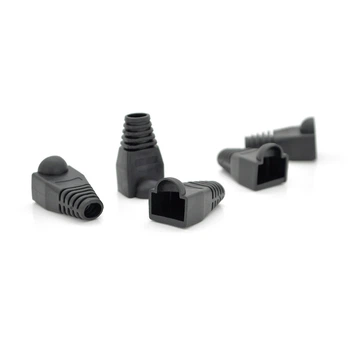 Ковпачок ізолюючий Merlion RJ-45 Black Cat.5 (100 шт/уп.)