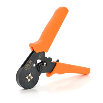 Кримпер CINLINELE HCS8 6-4 для обжима кабельного наконечника, 0.25-6mm2, Orange Voltronic