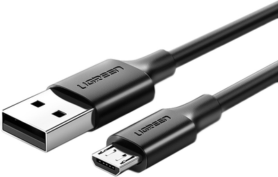 Кабель Ugreen US289 USB 2.0 to Micro Cable Nickel Plating 2A 2 м Black (60138) (6957303861385)