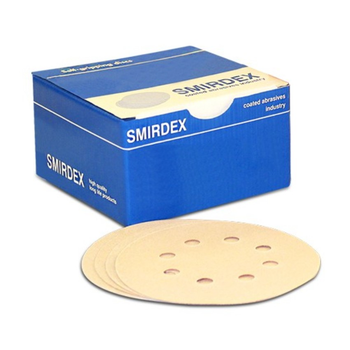 Папір для сухого шліфування SMIRDEX Коло діаметром 125мм (8 отворів) Зерно 500