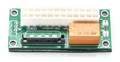 Синхронизатор блока питания SATA ADD2PSU 24-PIN PSU для запуска 2 блоков питания САТА разьем (535626514-3) Зеленый