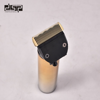 ​Машинка для стрижки волос Dsp 90355 компактная маленькая машинка для стрижки волос и бороды со сменными насадками триммер Золотистый