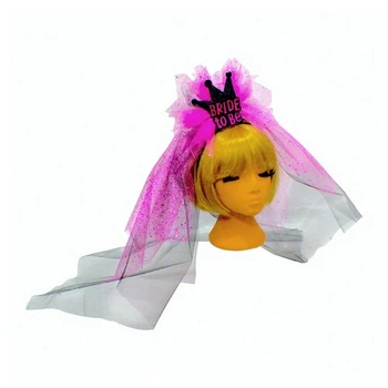 Корона на обручі to Be Bride SETA Decor 16-681BLK-ML