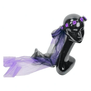 Вінок Готична наречена SETA Decor 20-900BLK-VT