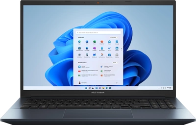 Ноутбук ASUS Vivobook Pro 15 OLED K3500PC-L1112W (90NB0UW2-M02610) Quiet Blue / 15.6" OLED / Intel Core i5-11300H / RAM 16 ГБ / SSD 512 ГБ / nVidia GeForce RTX 3050 / Win 11 Home