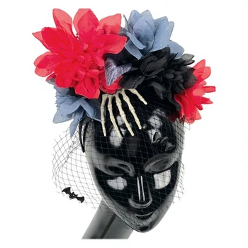 Обруч Гламурний Halloween SETA Decor 19-944BLK-RD